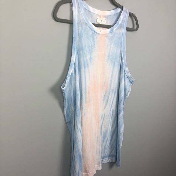 NWT Lou & Grey blue and pink tie-dye muscle tank - Picture 6 of 7